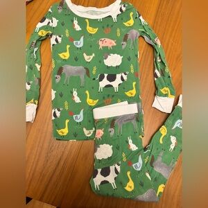 Little Sleepies Farm Animals Long Sleeve Set - Size 3T